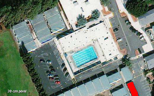 © aerialarchives.com satellite photograph 50 cm pixel sample
