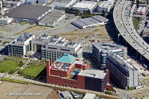 © aerialarchives.com,   San Francisco Mission Bay biomedical center,  stock aerial photograph, aerial 
photography, AHLB3192