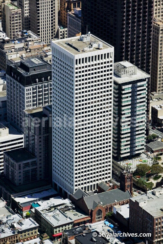 © aerialarchives.com, aerial photograph 650 California St Hartford Building   San Francisco architecture