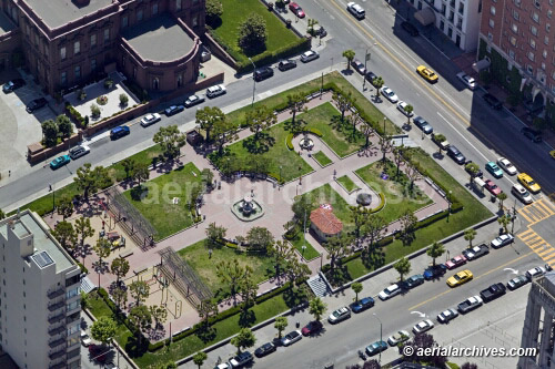 © aerialarchives.com, Huntington Park, Nob Hill, San Francisco architecture,  stock aerial photograph, aerial
photography, AHLB3327.jpg