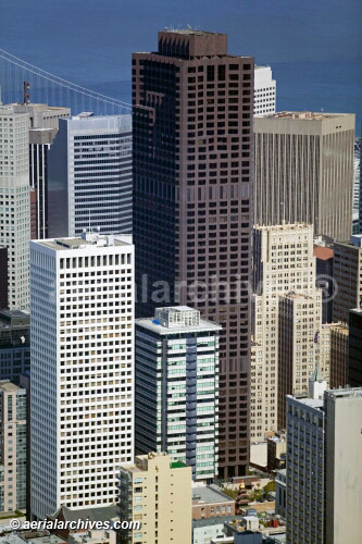 © aerialarchives.com,  Bank of America Center, 555 California Street, San Francisco Architecture,  stock aerial photograph, aerial
photography, AHLB3338 B12MKX