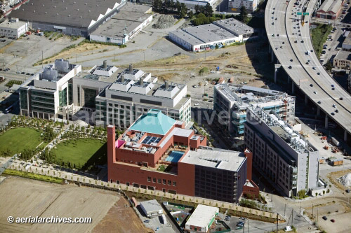 © aerialarchives.com, Mission Bay,  San Francisco  stock aerial photograph, aerial
photography, AMJ0AX, AHLB3347