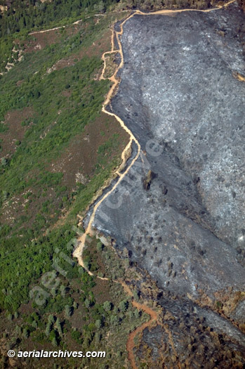 © aerialarchives.com aerial photograph  of fires